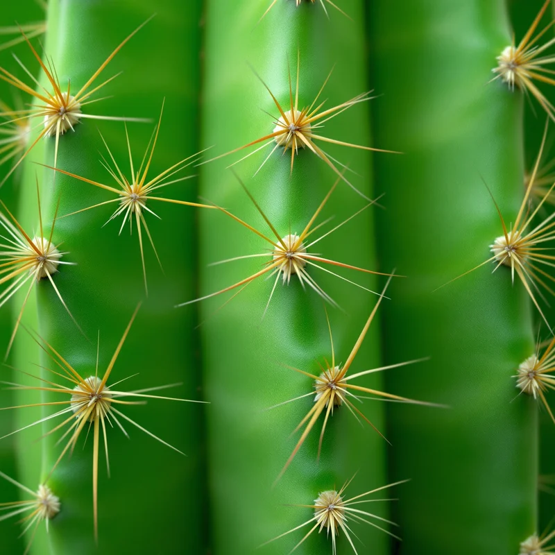 Cactus Skin Green Background