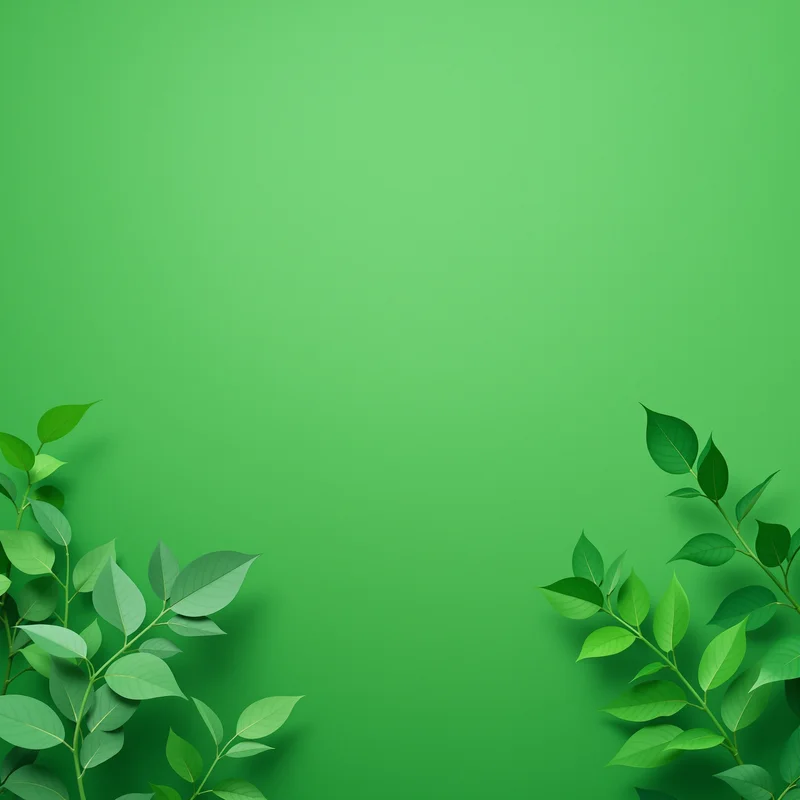 Certified green background
