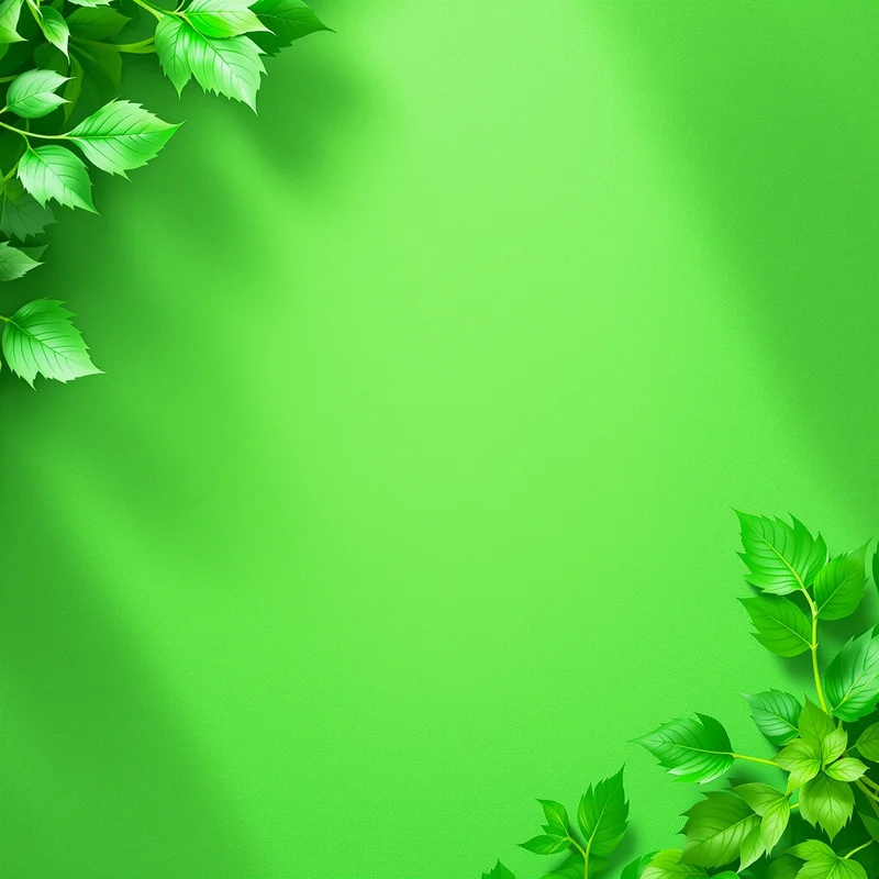 Clean green background
