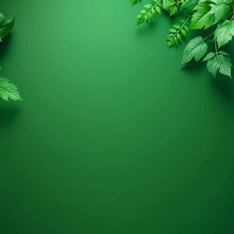 Clean spectrum green background