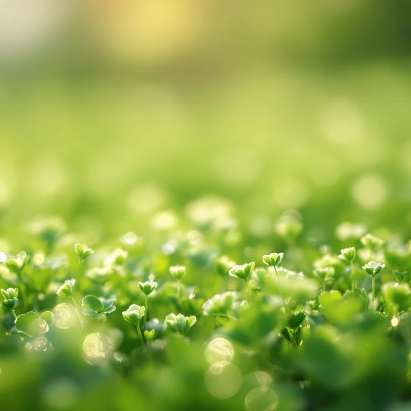 Clover Dew Green Background