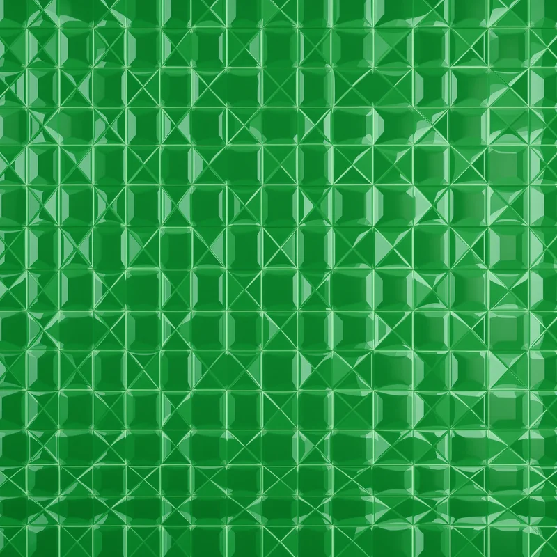 Enamel Lattice Green Background
