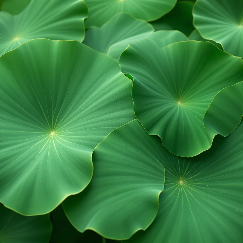 Lotus Shield Green Background