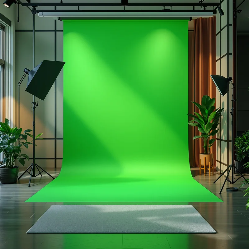 Master spectrum green background
