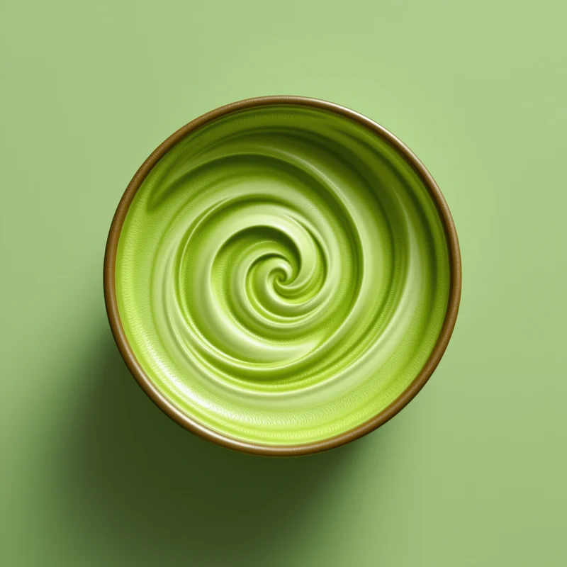 Matcha Whisk Green Background