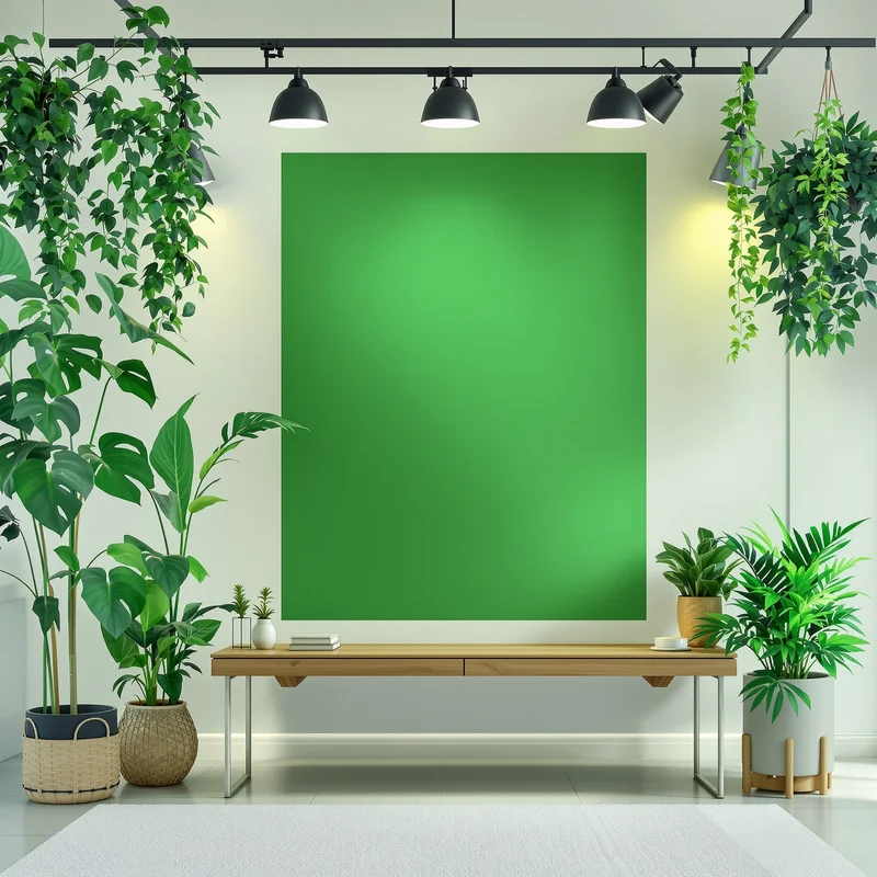 Pure clarity green background