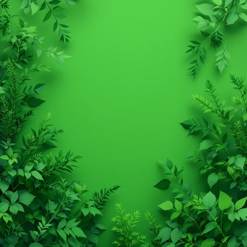 Reference clarity green background