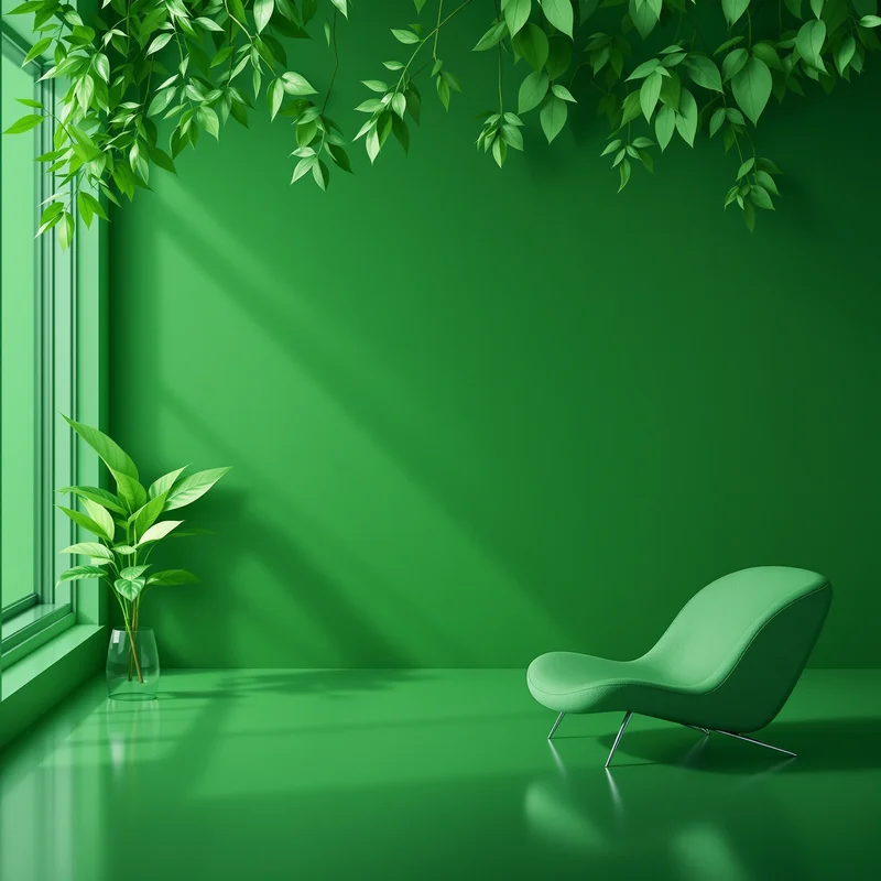 Reliable surface green background