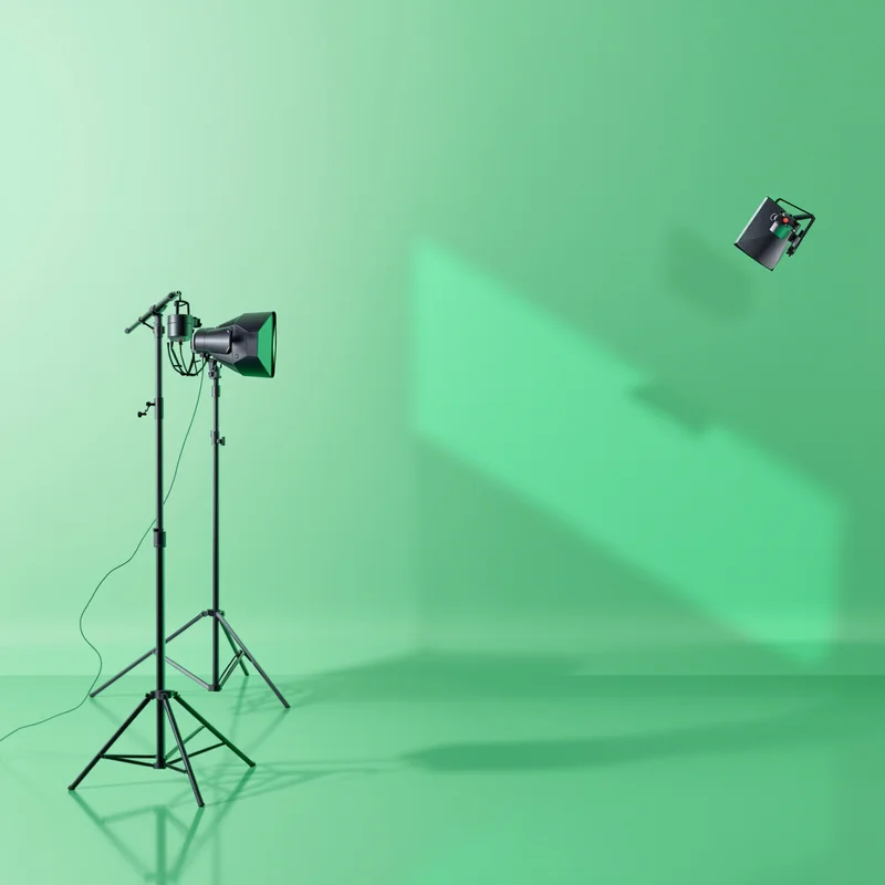 side lit green