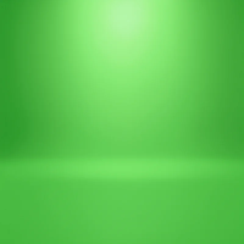 soft radial green