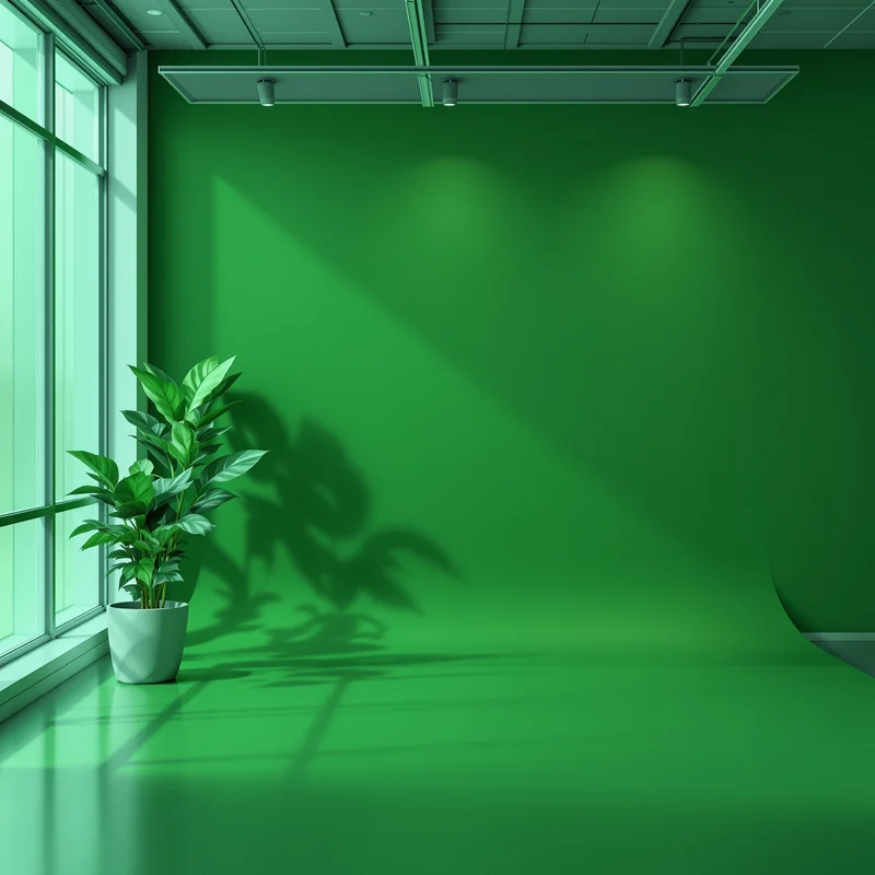 Steady green background