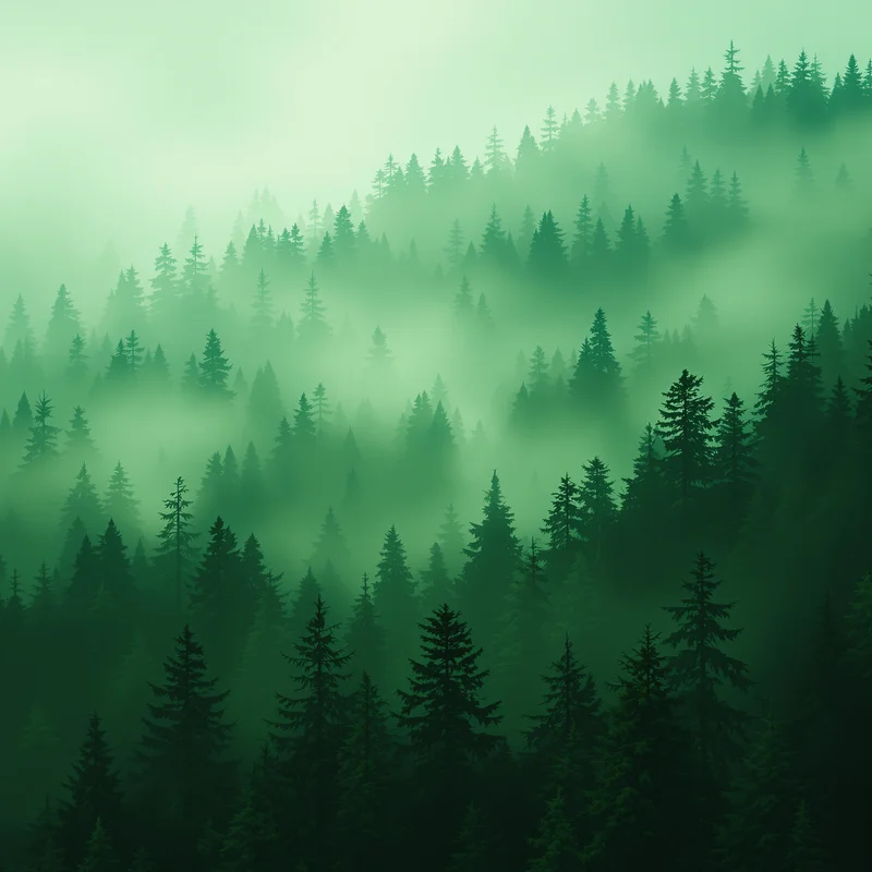 Woodland Vapor Green Background