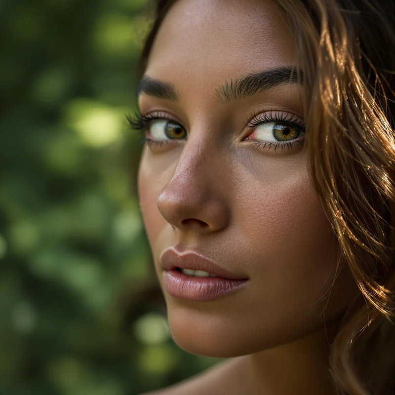 Green avatar profile image with calm tone and recognition