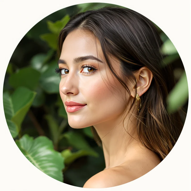 Green PFP with balanced tones and identity focus