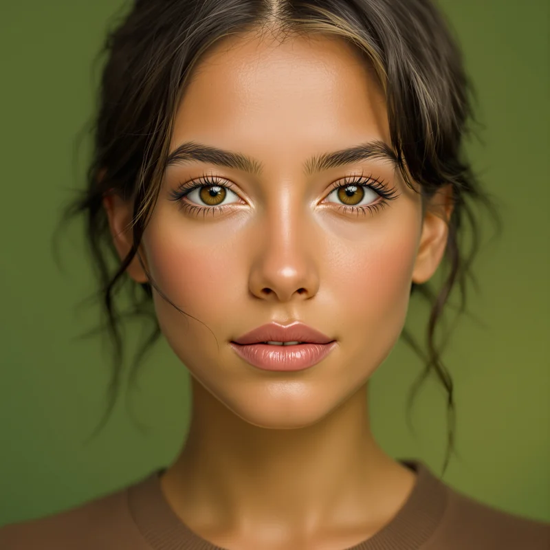 Green profile image optimized for clarity and visibility