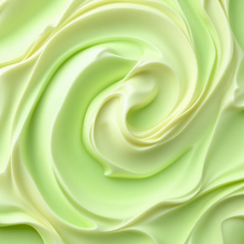 Apple Sorbet Swirl Green Yellow Background