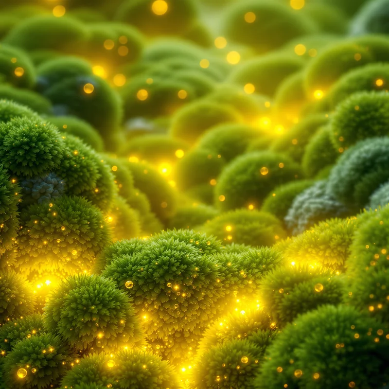 Citrine Mosslight Green Yellow Background