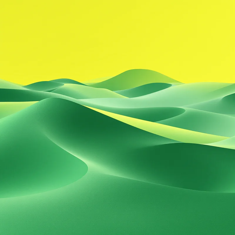 Citron Dust Dune Green Yellow Background
