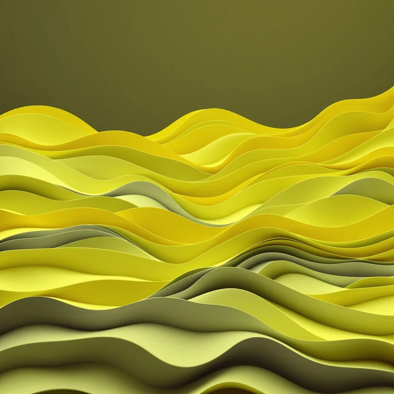 Citron Paper Ripple Green Yellow Background
