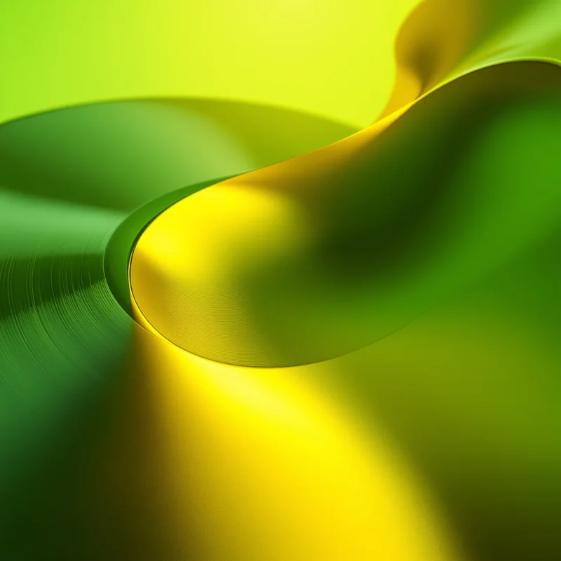Citron Vinyl Curve Green Yellow Background