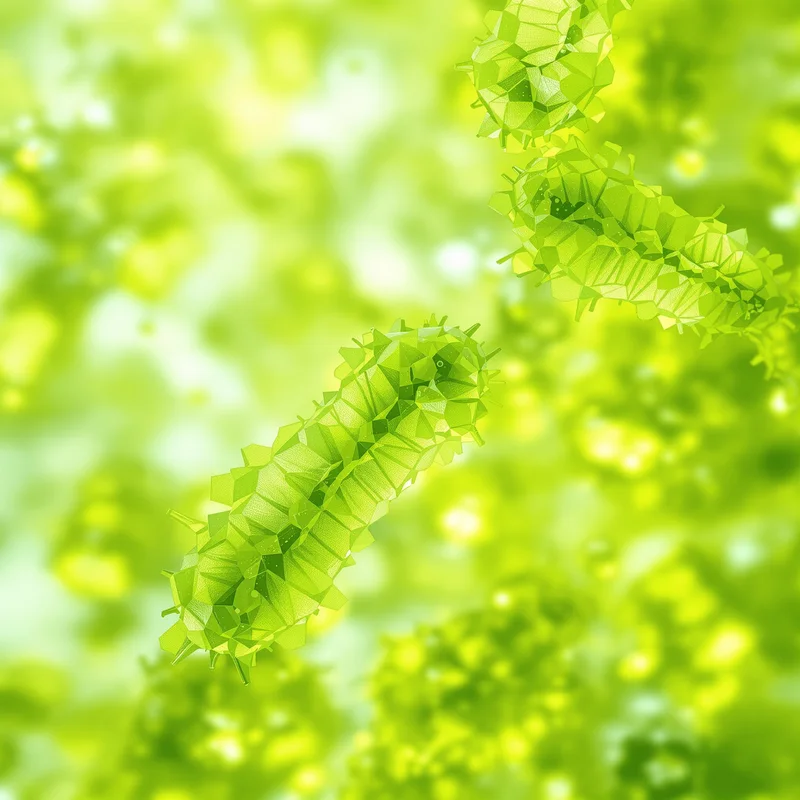 Leafcell Micro Green Yellow Background