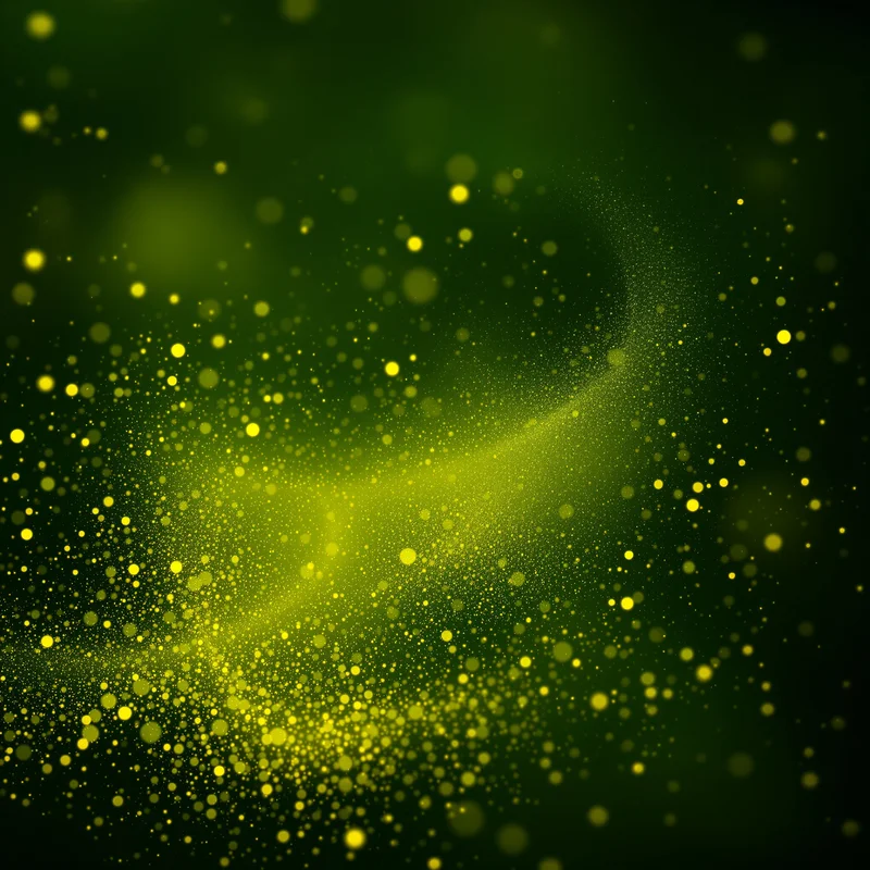 Pistil Dust Green Yellow Background