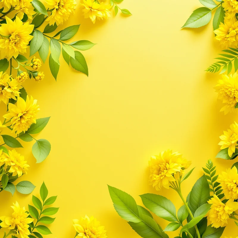 Warm fresh green yellow background