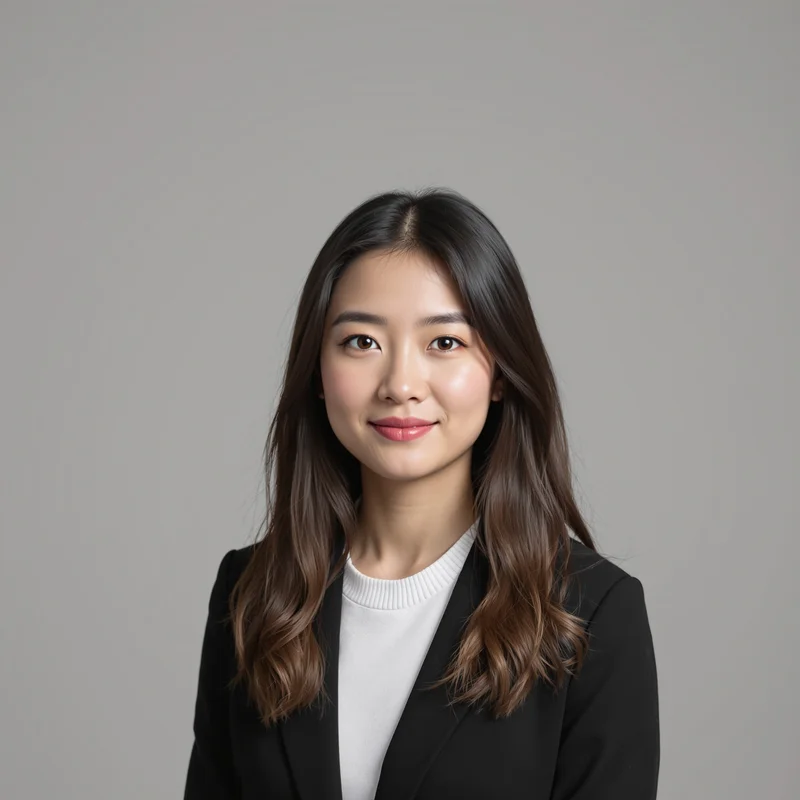 Grey avatar profile image with balanced tone and recognition