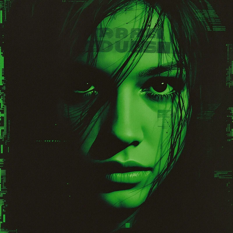 grunge avatar image with noise texture for avatar display