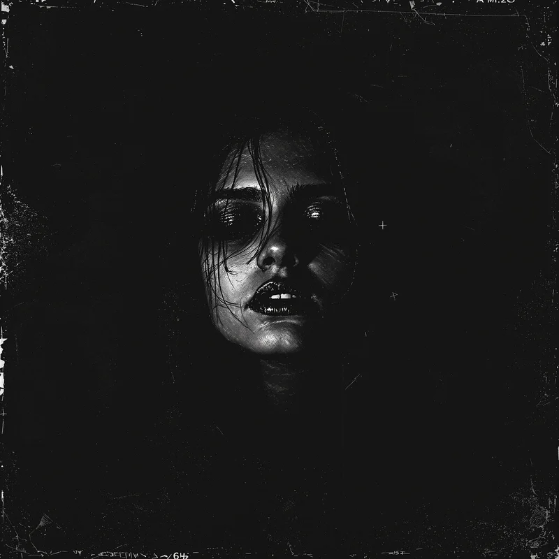 textured portrait PFP with distressed overlay for social media avatar