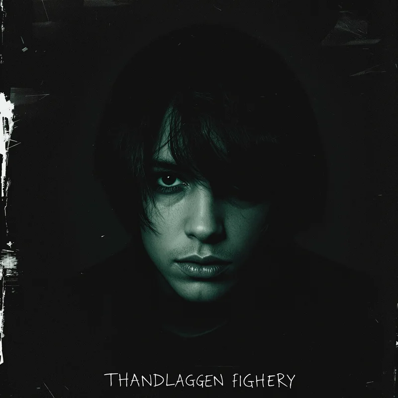 grunge style avatar with noise texture for messaging profile icon