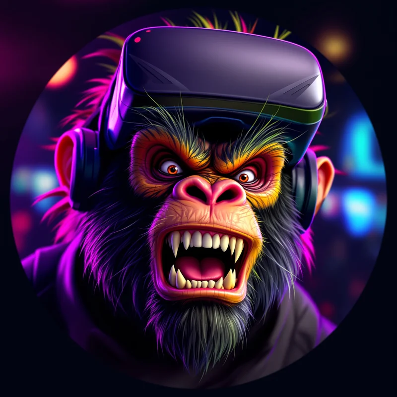 Gorilla Tag PFP icon with playful design and visibility