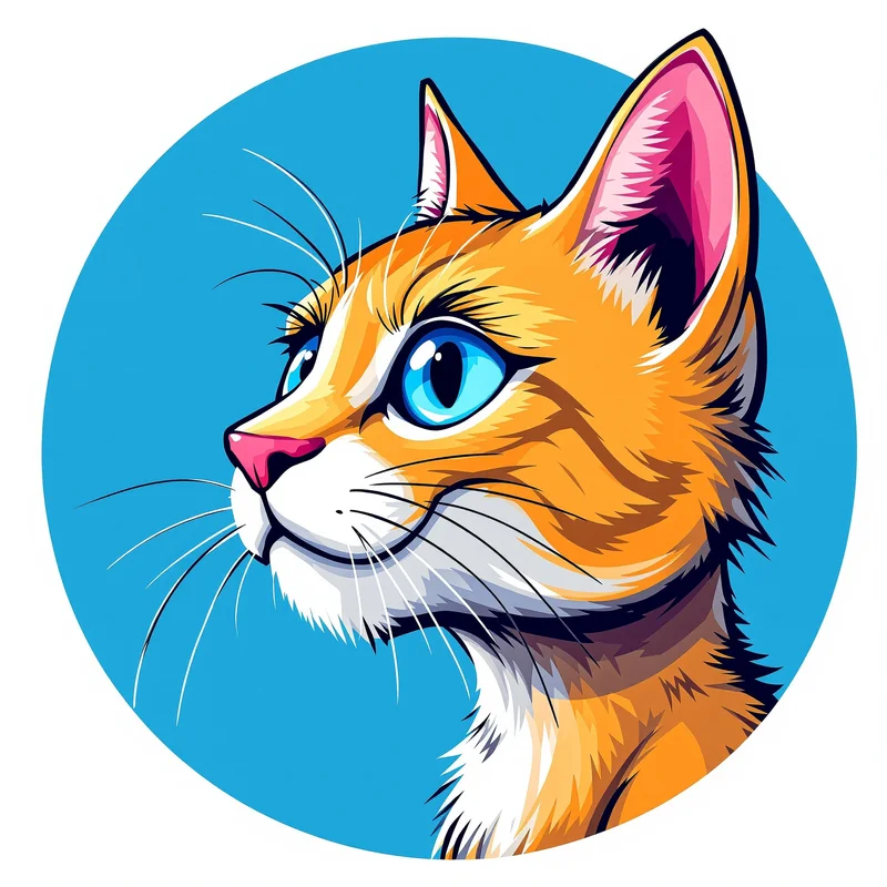 Gumball avatar profile image with funny cartoon expression