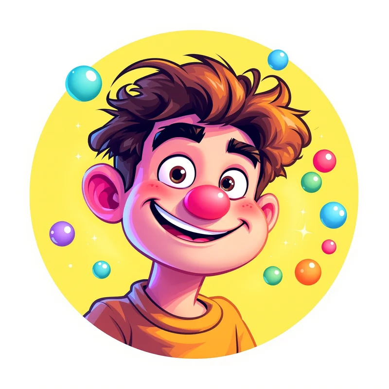 Gumball avatar profile image with funny cartoon expression