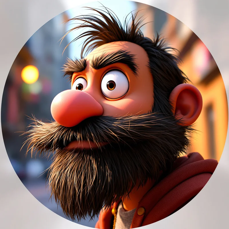 Gumball PFP with chaotic energy and bold composition