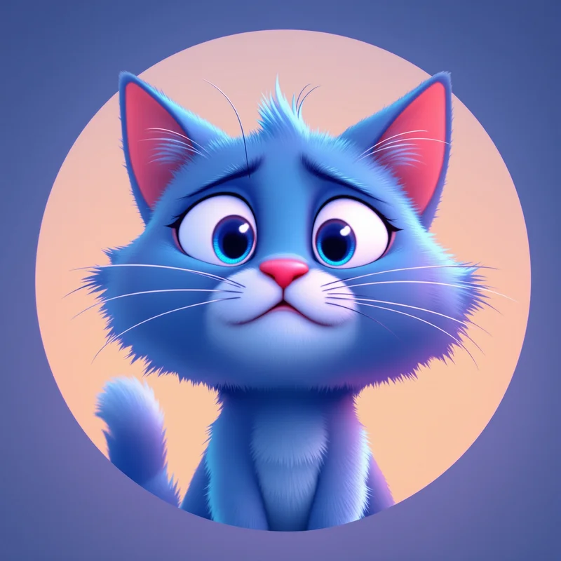 Gumball PFP with chaotic energy and bold composition