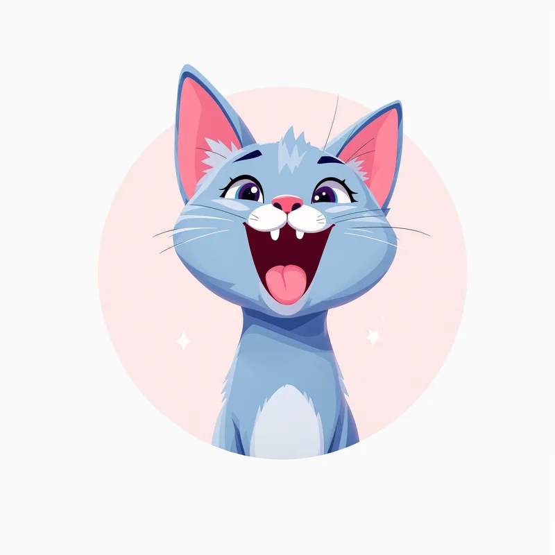 Gumball avatar profile image with funny cartoon expression