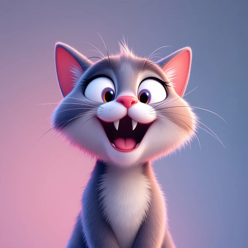 Gumball avatar portrait with playful personality