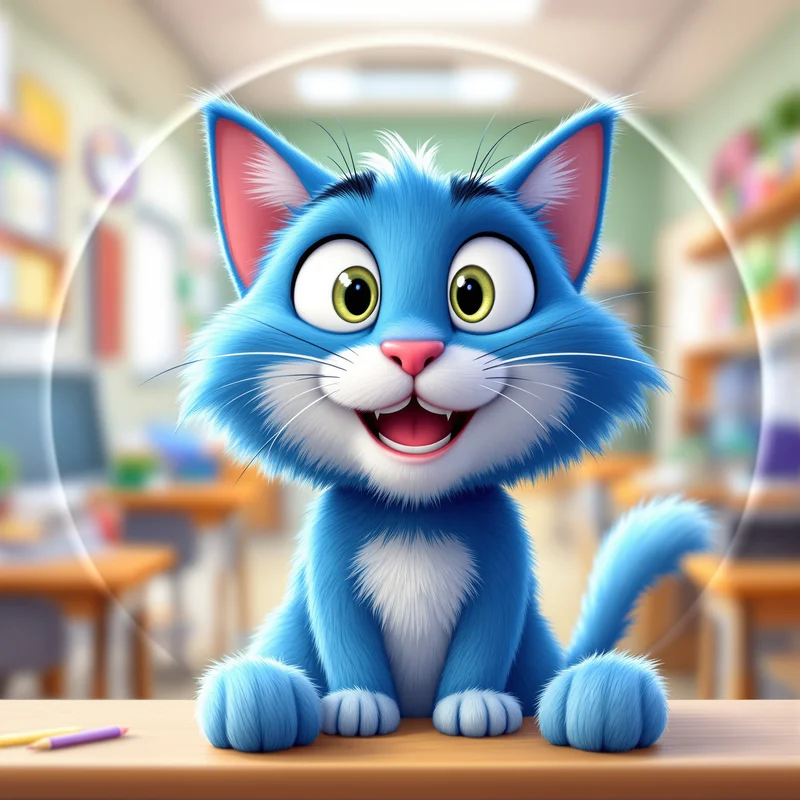 Gumball avatar portrait with playful personality
