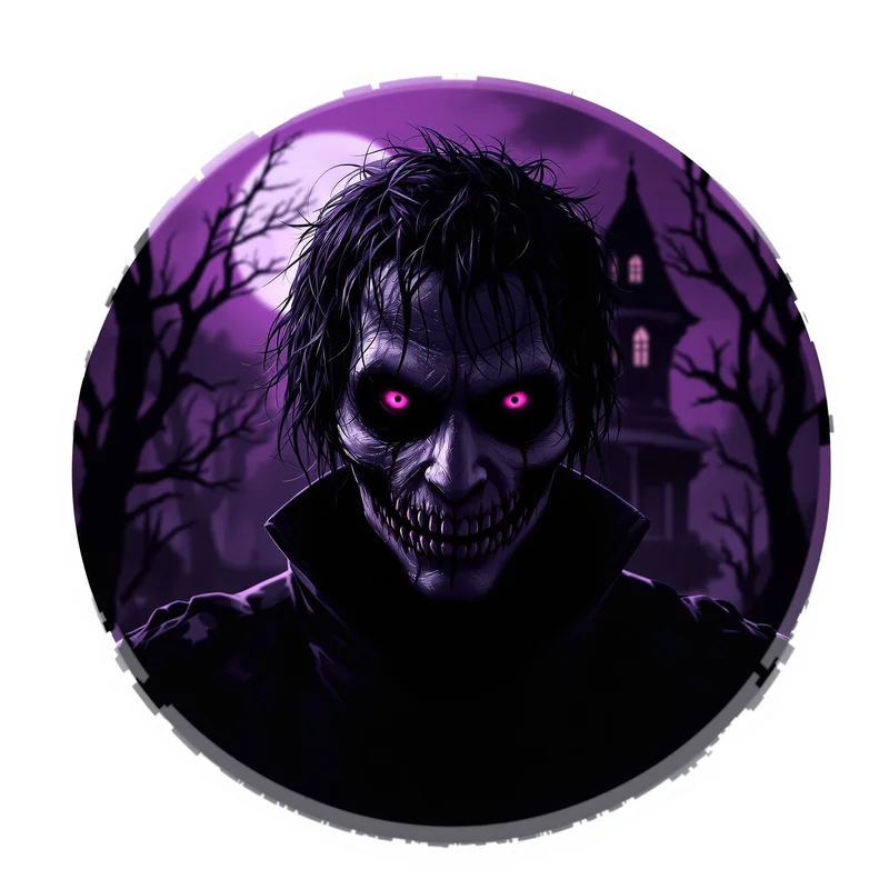 Halloween PFP with dark composition and identity focus