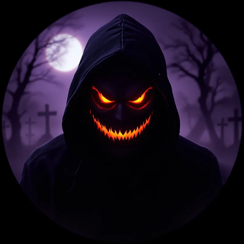 Halloween PFP avatar with spooky identity and dark presence
