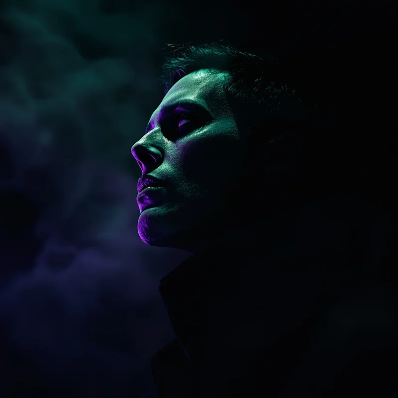 Halloween avatar portrait with horror personality