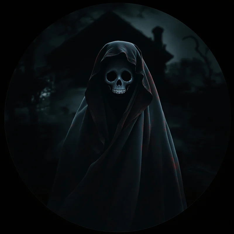 Halloween avatar portrait with horror personality