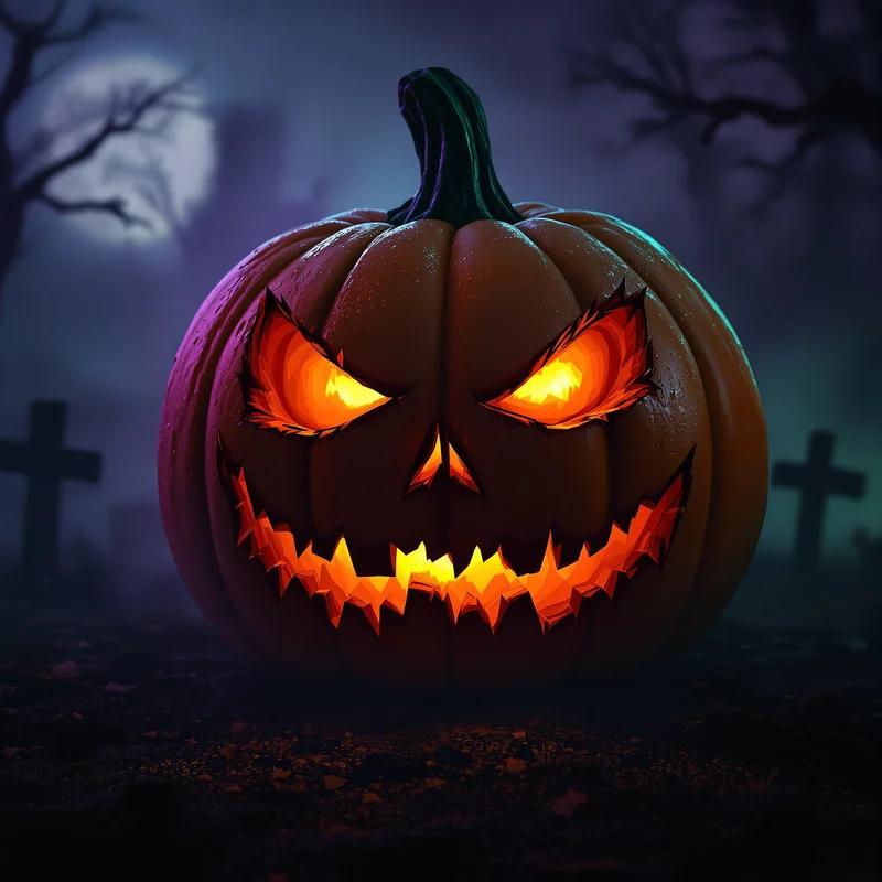 Halloween profile image optimized for visibility and recognition