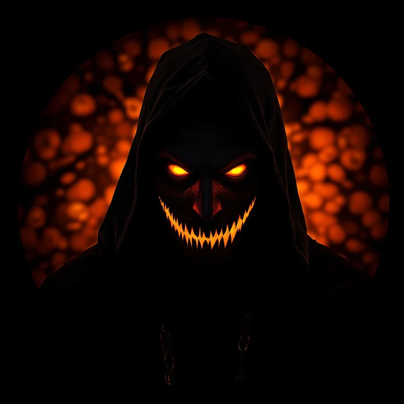Halloween profile image optimized for visibility and recognition