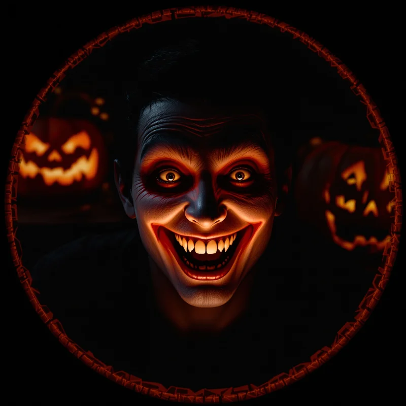 Halloween profile image optimized for visibility and recognition