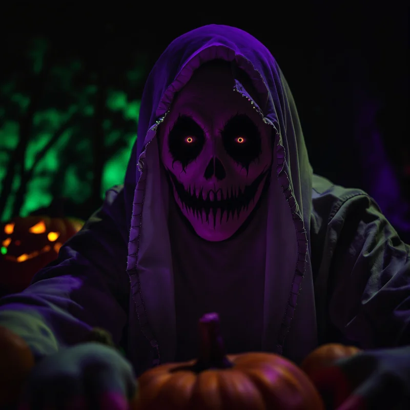 Halloween profile image optimized for visibility and recognition