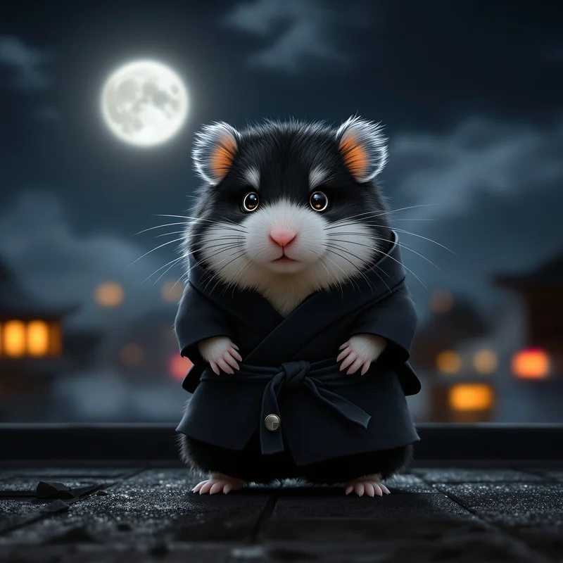 Ninja Hamster PFP.