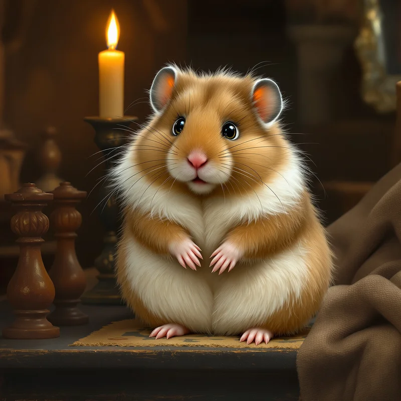 Oil Painting Hamster PFP.