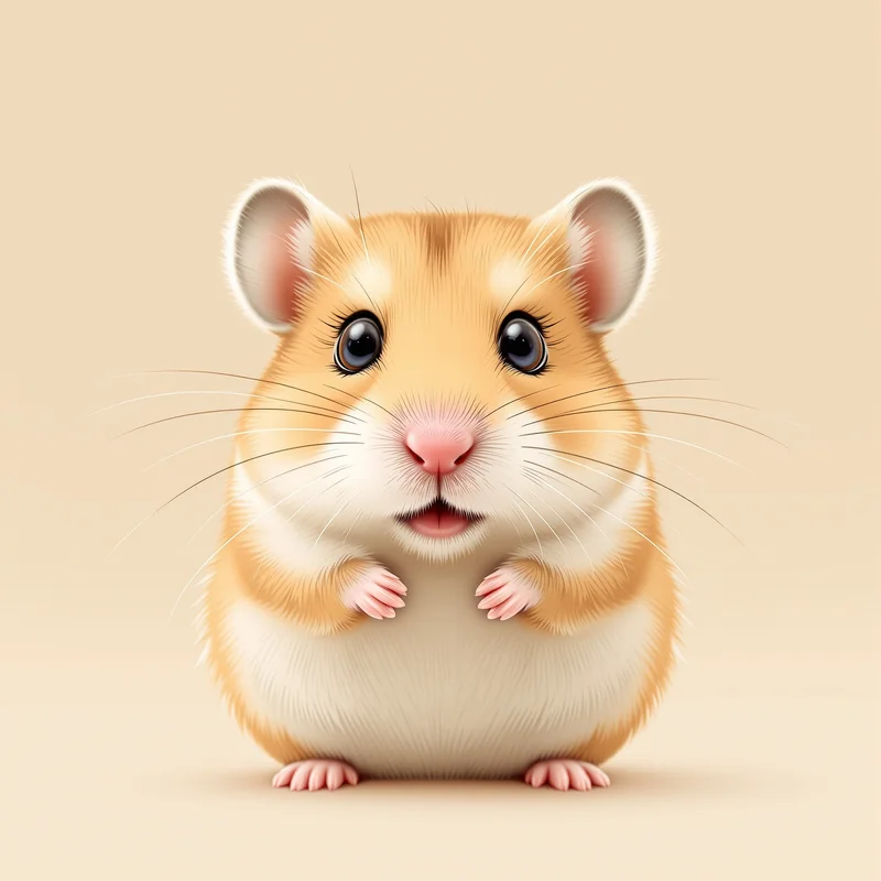 centered hamster PFP portrait with soft aesthetic lighting for online avatar identity